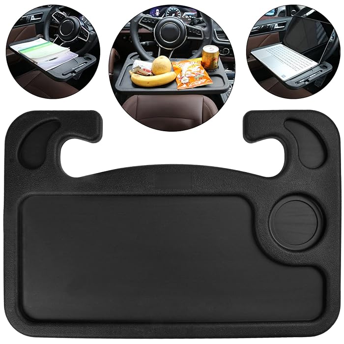 Car steering wheel tray